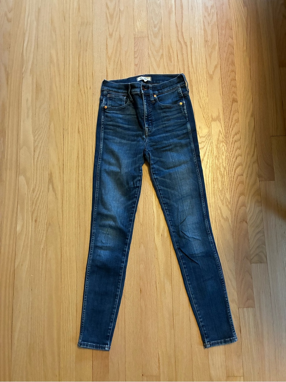 Madewell Dark Blue Skinny Jeans